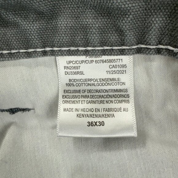 Dickies Grey Cargo Carpenter Pants Straight Leg Men’s Size 36 x 30 US - Picture 9 of 12